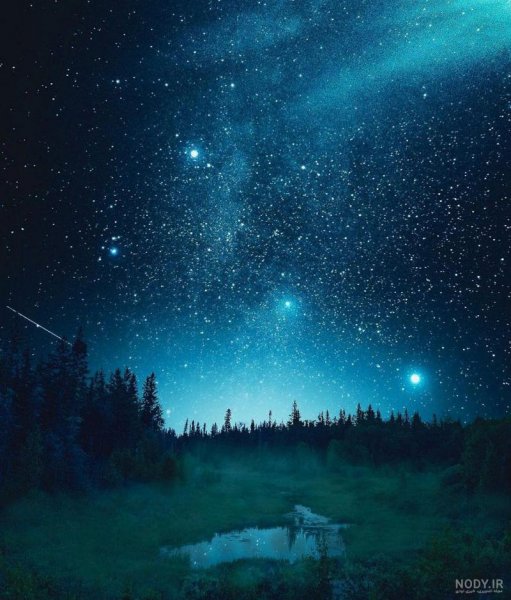 زیباترین عکس منظره شب برای پروفایل