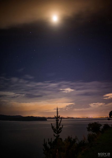زیباترین عکس منظره شب برای پروفایل