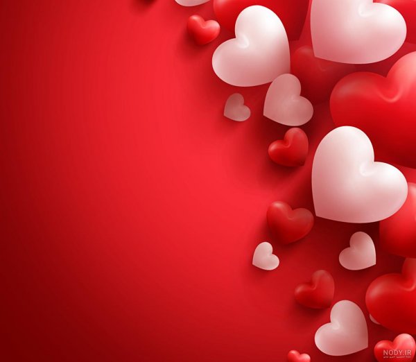 عکس قلب رمانتیک برای بک گراند