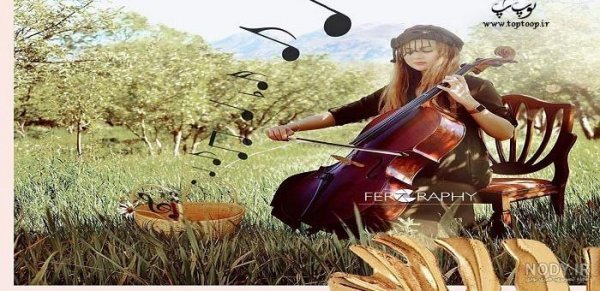عکس ویولن دخترانه