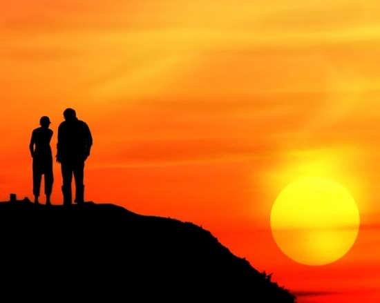  عکس رمانتیک غروب برای تصویر زمینه