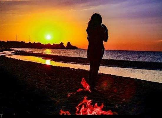  عکس رمانتیک غروب برای تصویر زمینه