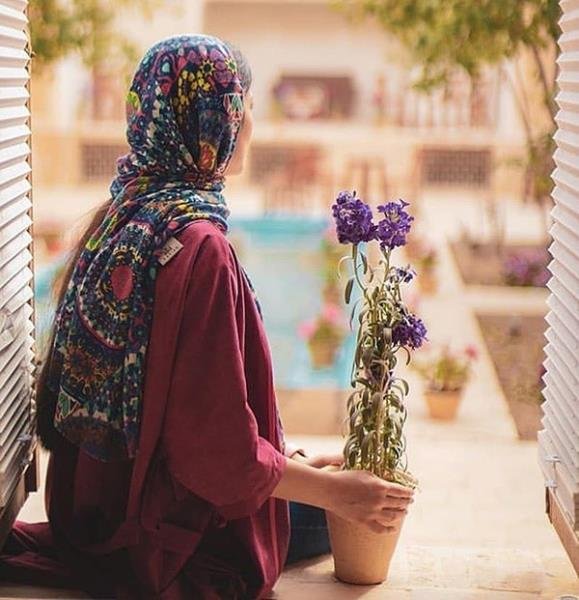  نقاشی منظره رمانتیک بهاری