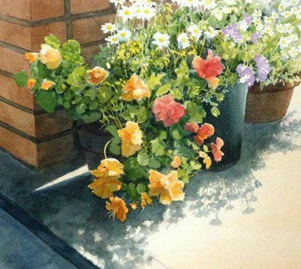  نقاشی منظره طبیعت