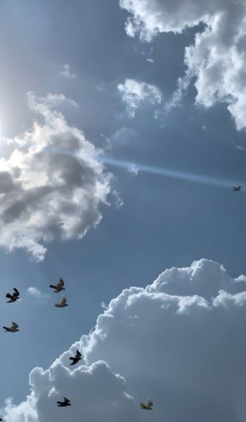  عکس آسمان ابری بسیار زیبا برای تصویر زمینه