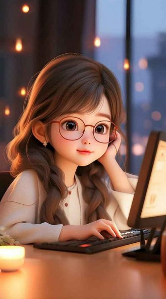  دانلود عکس انیمیشنی دختر برای پروفایل