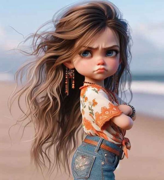  دانلود عکس انیمیشنی دختر برای پروفایل
