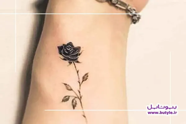  عکس خالکوبی مینیمال گل