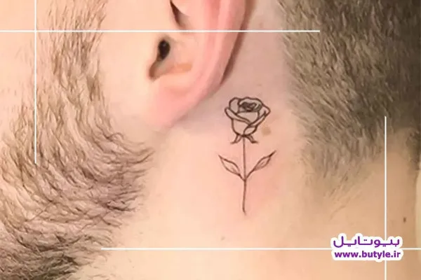 عکس خالکوبی مینیمال گل