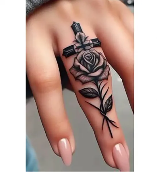  طرح تاتو گل ساده