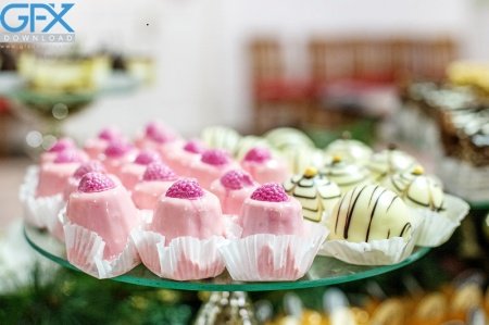  بک گراند شیرینی های توپی رنگارنگ برای کامپیوتر