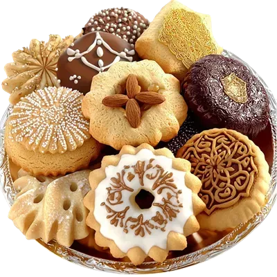  دانلود عکس شیرینی های کلوچه ای خوشرنگ