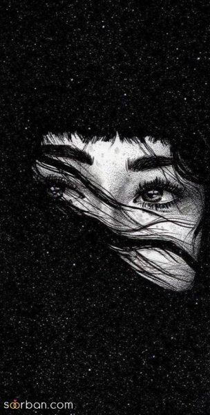 تصویر زمینه مشکی دخترانه خفن