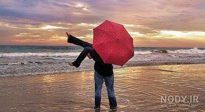  عکس زن و مرد کنار ساحل