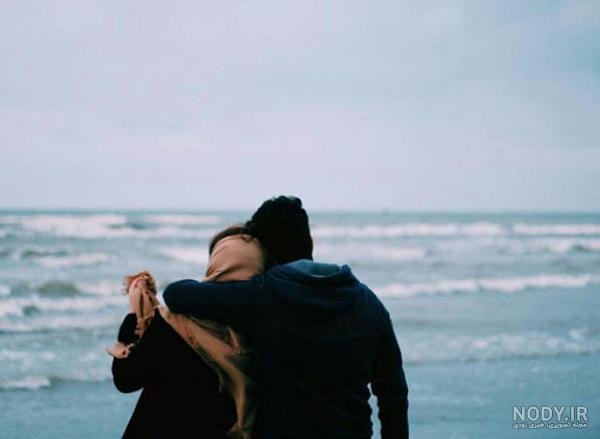  عکس زن و مرد کنار ساحل