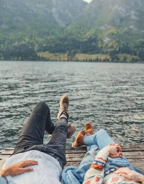  عکس زن و مرد کنار ساحل