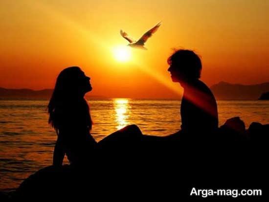 عکس عاشقانه و رمانتیک ساحل دریا برای لپ تاپ