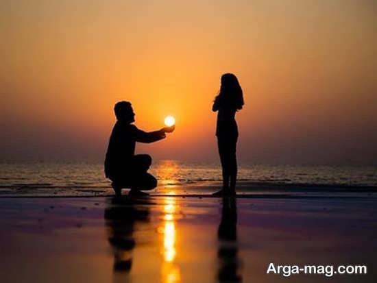 عکس عاشقانه و رمانتیک ساحل دریا برای لپ تاپ