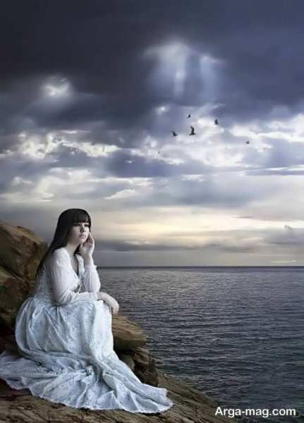 عکس عاشقانه و رمانتیک ساحل دریا برای لپ تاپ