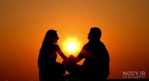 عکس شب و دریا