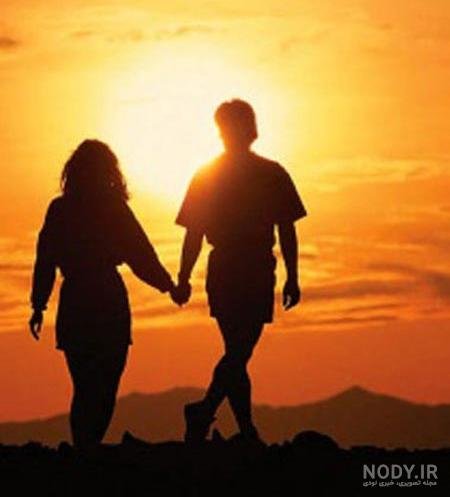 عکس شب و دریا