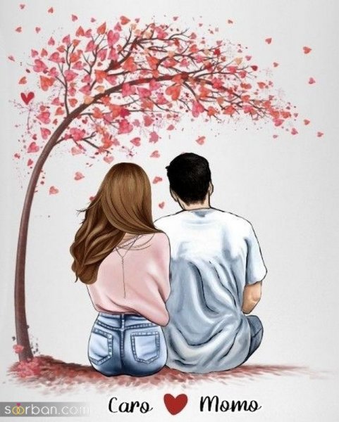  عکس های عاشقانه کارتونی جدید