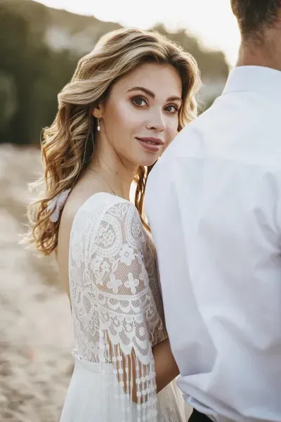  عکس عروس تنها عاشقانه