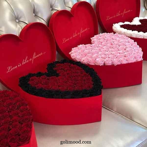  عکس پروفایل قلب وگل