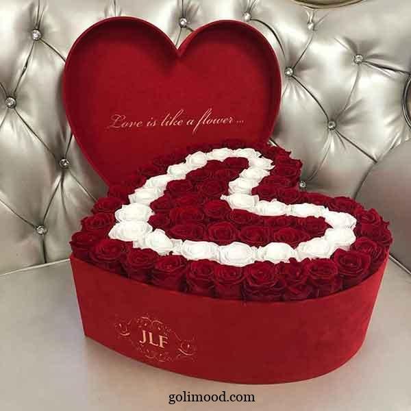 عکس پروفایل قلب وگل