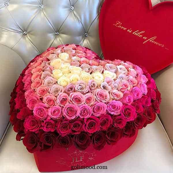  عکس پروفایل قلب وگل