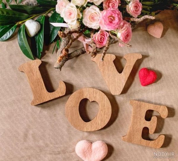  عکس گل و قلب عاشقانه جدید
