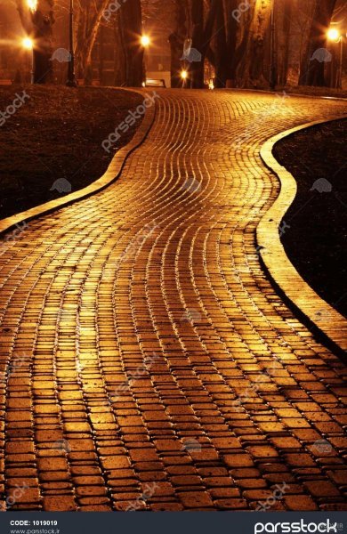  عکس جاده در شب داخل ماشین