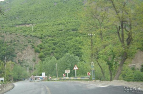  عکس جاده شمال تو ماشین