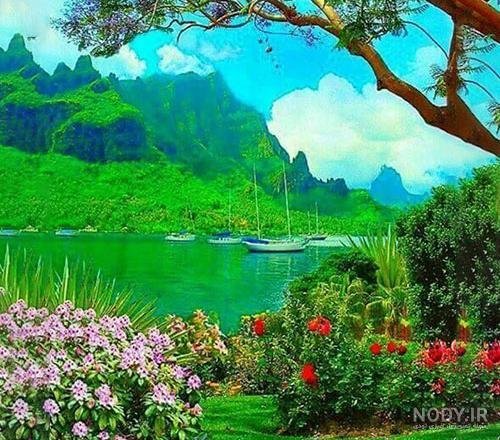  عکس منظره رمانتیک و لاکچری برای پس زمینه