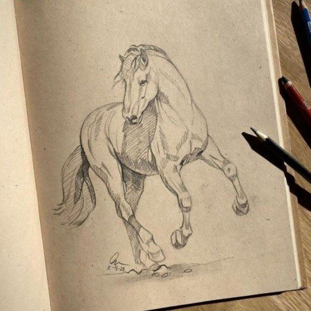  عکس انیمیشنی دختر اسب سوار