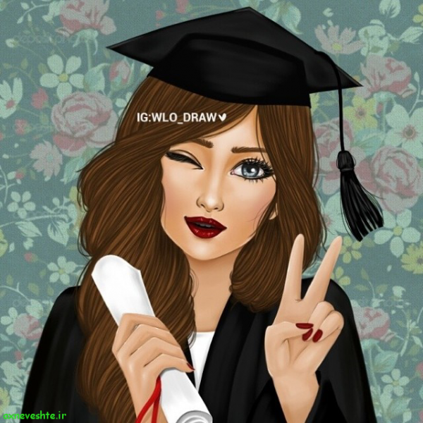  عکس فارغ التحصیلی دخترانه فانتزی