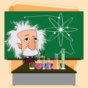  عکس کارتونی آلبرت انیشتین