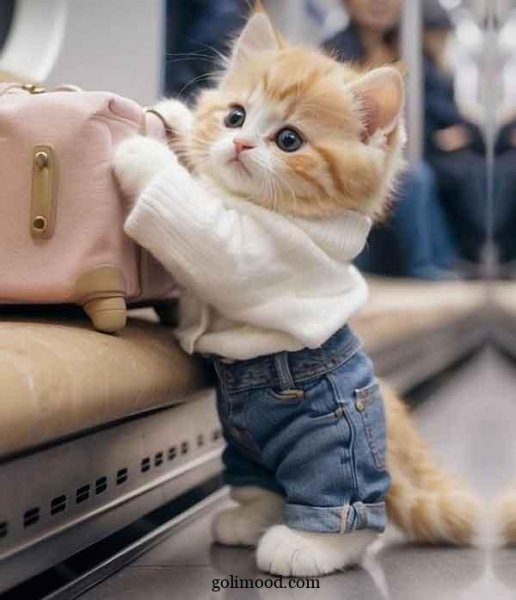  عکس پروفایل گربه کیوت و بامزه