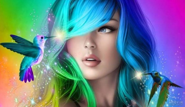  دانلود تصویر زمینه دخترانه لاکچری برای کامپیوتر و لپ تاپ