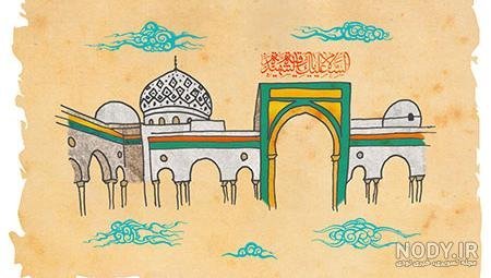  نقاشی حضرت رقیه تنها