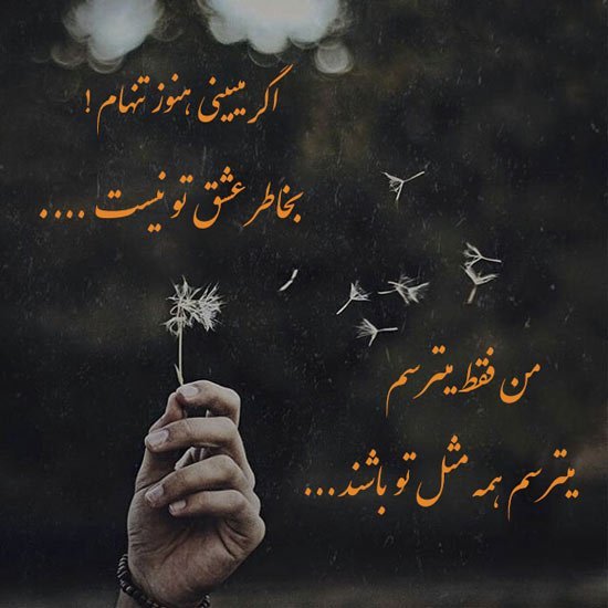  جدیدترین عکس دلنوشته غمگین احساسی زیبا 1405