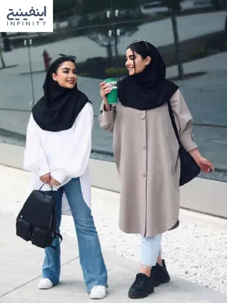  تیپ و استایل دانشجویی دخترانه ساده