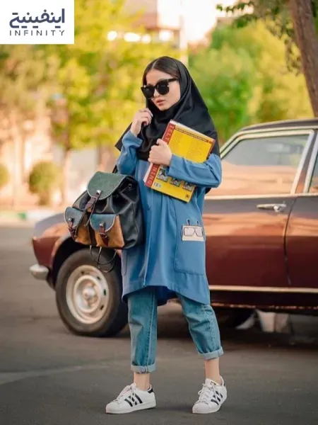  تیپ و استایل دانشجویی دخترانه ساده