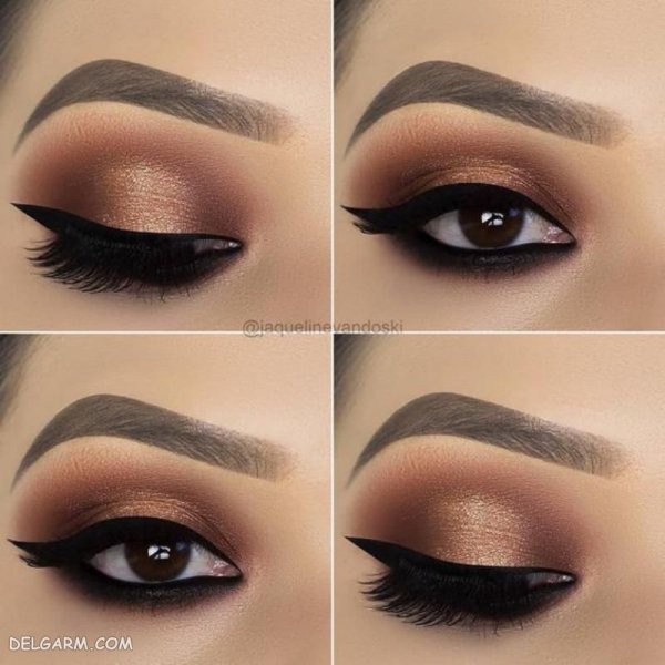  عکس ژورنالی خط چشم دخترانه و زنانه