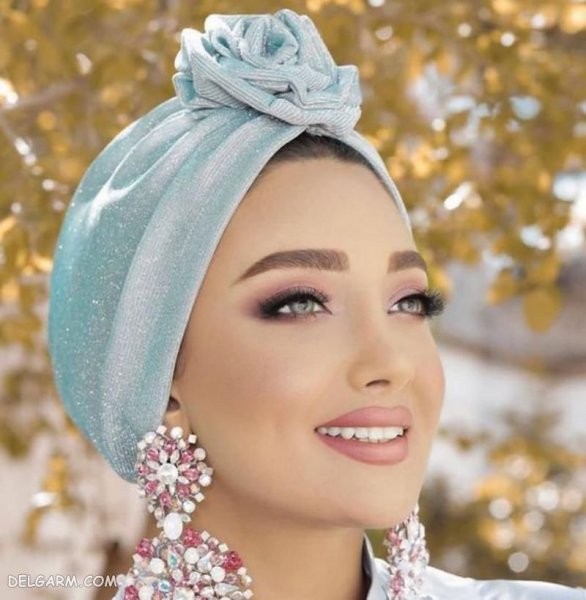  عکس کلاه حجاب عروس شیک و لاکچری 2026