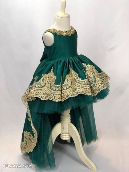  مدل لباس عروس بچه گانه پرنسسی جدید