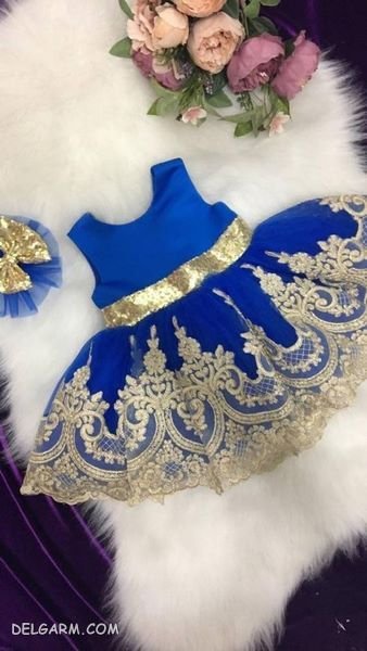  مدل لباس عروس بچه گانه پرنسسی جدید