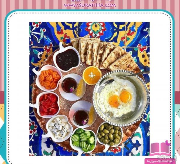  عکس صبحانه لاکچری ایرانی