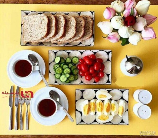  عکس صبحانه لاکچری ایرانی