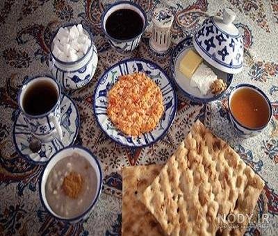  عکس صبحانه لاکچری ایرانی